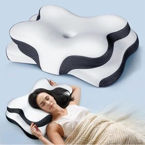 Sustained Cervical Health Neck Pillow, Contour Zoned Design Ergonomic Pillow
